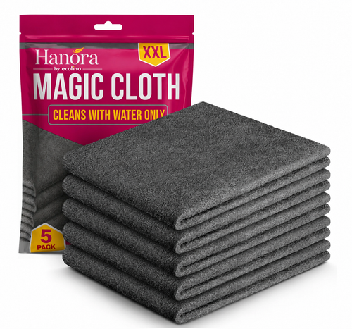 Chiffon Nettoyant Microfibre — Sans Produit, Sans Traces