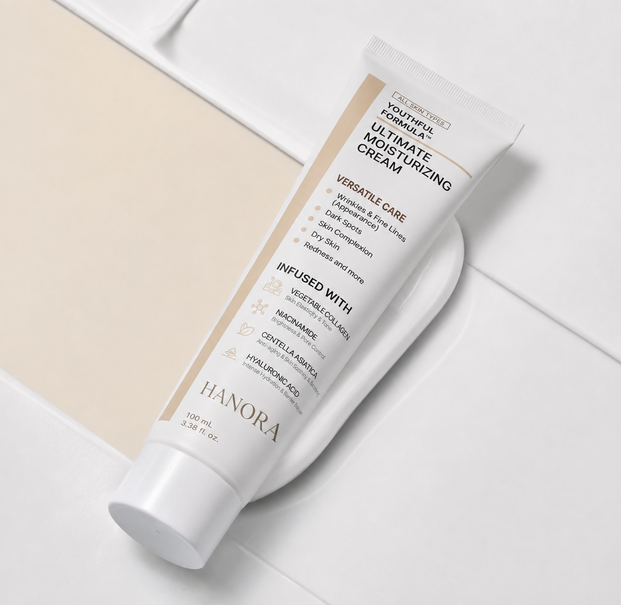 Crème collagène hydratante