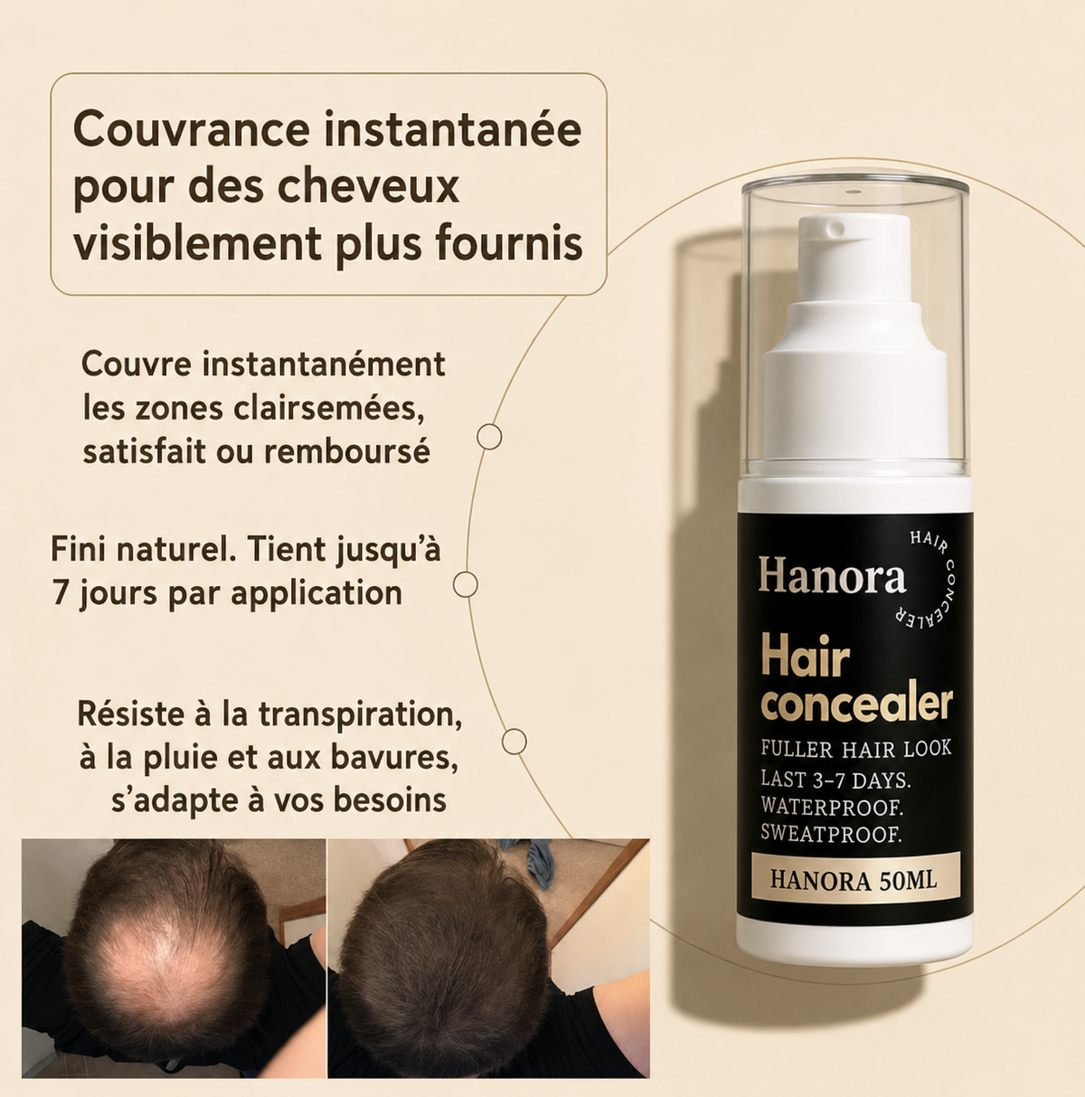 Correcteur Capillaire Waterproof — Densité Visible Instantanée