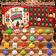 Calendrier de l’Avent et ses petits personnages squishy de Noël